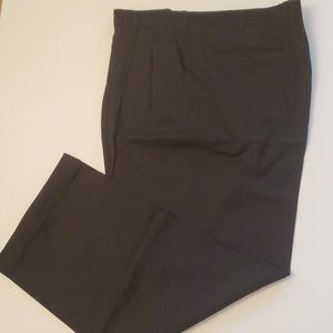 Zanella Brand Dress Slacks, Charcoal Grey, 38W